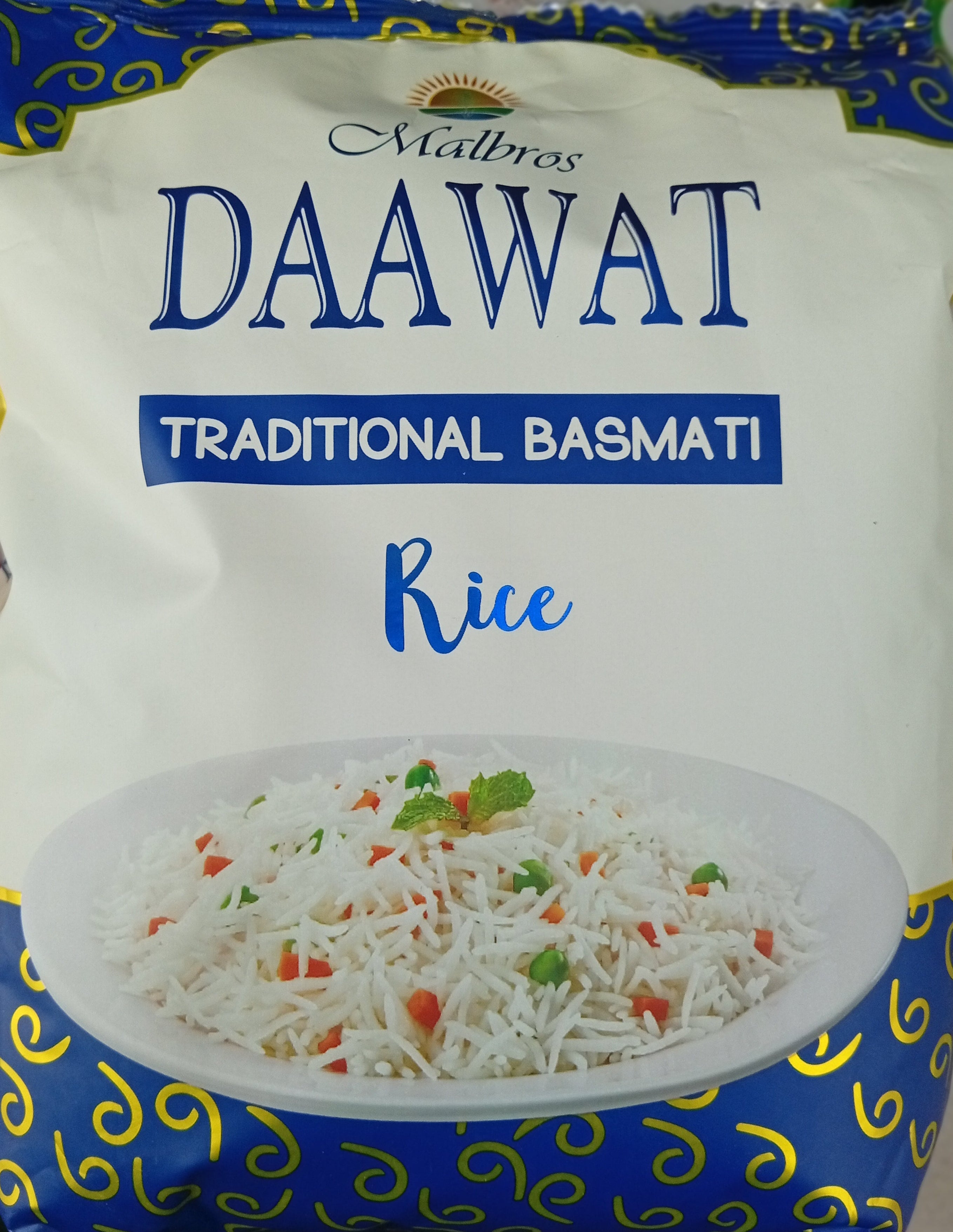 Malbros DAAWAT Traditional Basmati Rice 5kg