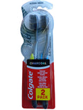 Colgate Charcoal 360°  infused tapered bristles 2 pack Toothbrush